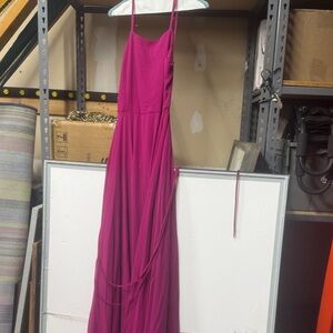 Lulu's Vibrant Fuchsia Maxi Dress